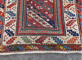 Oriental carpet repair after