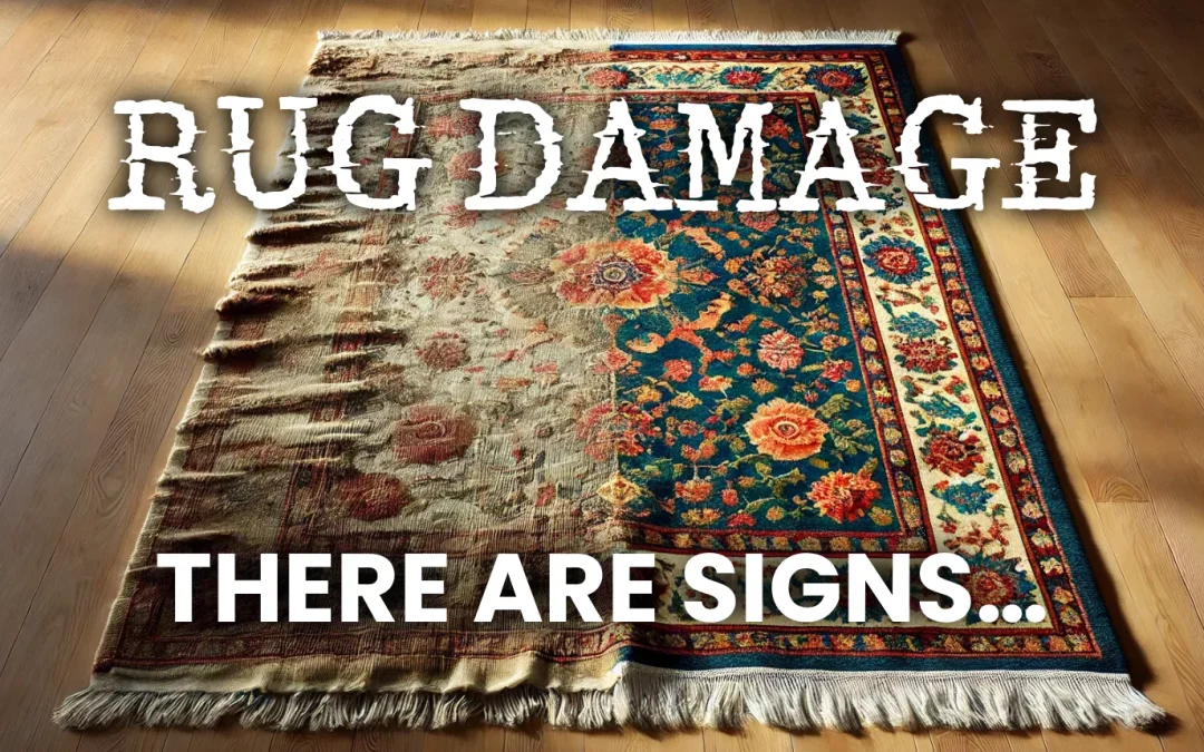 PERSIAN RUG REPAIRS - RUG DAMAGE SIGNS